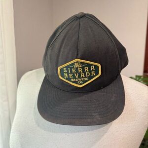 Sierra Nevada Brewing Co Hat Yupoong Black Cap‎ Green Underbrim — As-Is